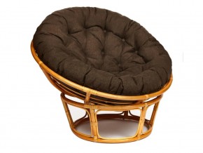 Кресло Papasan 23/01 W с подушкой Honey, ткань Коричневый в Аше - asha.magazin-mebel74.ru | фото