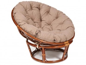 Кресло Papasan 23/01 W с подушкой Pecan, экошерсть Коричневый в Аше - asha.magazin-mebel74.ru | фото