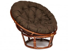 Кресло Papasan 23/01 W с подушкой Pecan, ткань Коричневый в Аше - asha.magazin-mebel74.ru | фото