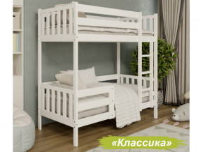 Кровать 2-х ярусная Аист-2 Классика белый 1600х800 мм в Аше - asha.magazin-mebel74.ru | фото