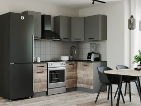 Кухонный гарнитур Гранж 2000х1200 в Аше - asha.magazin-mebel74.ru | фото