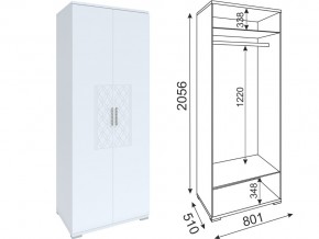 М01 Шкаф двухдверный в Аше - asha.magazin-mebel74.ru | фото