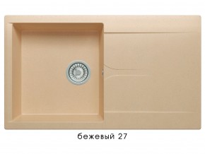Мойка гранитная Gals-860 Бежевый 27 в Аше - asha.magazin-mebel74.ru | фото