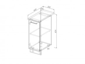 Н 30 Модуль нижний Без Столешницы МН 30 в Аше - asha.magazin-mebel74.ru | фото