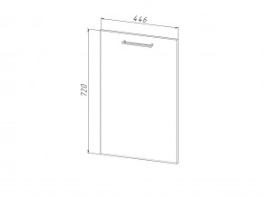 П 45 Комплект для посудомоечной машины 450 мм (цоколь + фасад) ЛДСП в Аше - asha.magazin-mebel74.ru | фото