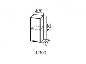 Ш300/720 Шкаф навесной 300/720 в Аше - asha.magazin-mebel74.ru | фото