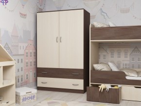 Шкаф двухстворчатый бодега-дуб молочный в Аше - asha.magazin-mebel74.ru | фото