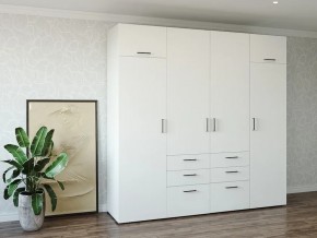 Шкаф распашной 2400Б Жемчуг в Аше - asha.magazin-mebel74.ru | фото