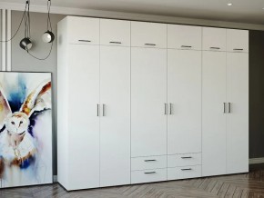 Шкаф распашной 3000Б Жемчуг в Аше - asha.magazin-mebel74.ru | фото