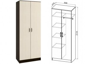 ШКР800.2 Шкаф 2х-створчатый комби в Аше - asha.magazin-mebel74.ru | фото